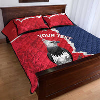 Panama 2026 Football Custom Quilt Bed Set Los Canaleros Harpy Eagle