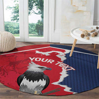 Panama 2026 Football Custom Round Carpet Los Canaleros Harpy Eagle