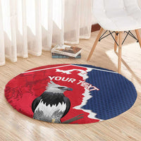 Panama 2026 Football Custom Round Carpet Los Canaleros Harpy Eagle