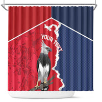 Panama 2026 Football Custom Shower Curtain Los Canaleros Harpy Eagle