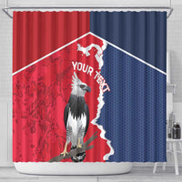 Panama 2026 Football Custom Shower Curtain Los Canaleros Harpy Eagle
