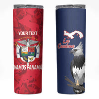 Panama 2026 Football Custom Skinny Tumbler Los Canaleros Harpy Eagle