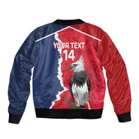 Panama 2026 Football Custom Sleeve Zip Bomber Jacket Los Canaleros Harpy Eagle