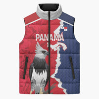 Panama 2026 Football Custom Sleeveless Puffer Jacket Los Canaleros Harpy Eagle