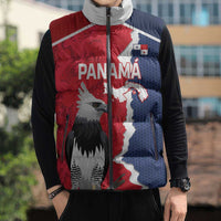 Panama 2026 Football Custom Sleeveless Puffer Jacket Los Canaleros Harpy Eagle