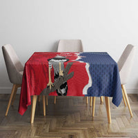 Panama 2026 Football Custom Tablecloth Los Canaleros Harpy Eagle