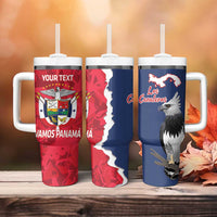 Panama 2026 Football Custom Tumbler With Handle Los Canaleros Harpy Eagle