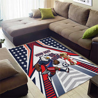 USA 2026 Soccer Custom Area Rug United States Eagle Go Champions