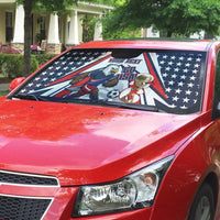 USA 2026 Soccer Custom Auto Sun Shade United States Eagle Go Champions