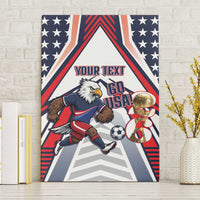 USA 2026 Soccer Custom Canvas Wall Art United States Eagle Go Champions