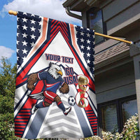 USA 2026 Soccer Custom Garden Flag United States Eagle Go Champions
