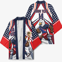 USA 2026 Soccer Custom Kimono United States Eagle Go Champions