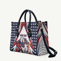 USA 2026 Soccer Custom Leather Bag United States Eagle Go Champions