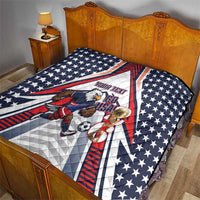 USA 2026 Soccer Custom Quilt United States Eagle Go Champions