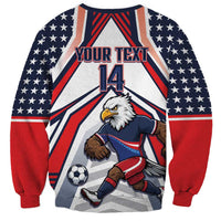USA 2026 Soccer Custom Sweatshirt United States Eagle Go Champions