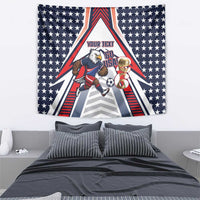 USA 2026 Soccer Custom Tapestry United States Eagle Go Champions