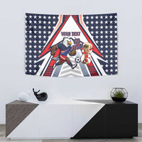 USA 2026 Soccer Custom Tapestry United States Eagle Go Champions