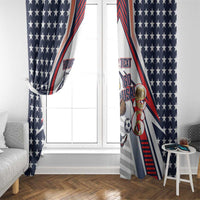 USA 2026 Soccer Custom Window Curtain United States Eagle Go Champions