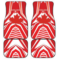 Canada 2026 Soccer Custom Car Mats Les Rouges Go Champions