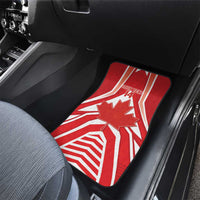 Canada 2026 Soccer Custom Car Mats Les Rouges Go Champions
