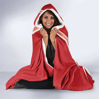 Canada 2026 Soccer Custom Hooded Blanket Les Rouges Go Champions