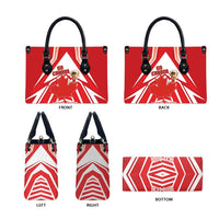 Canada 2026 Soccer Custom Leather Bag Les Rouges Go Champions