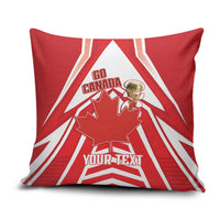 Canada 2026 Soccer Custom Pillow Cover Les Rouges Go Champions