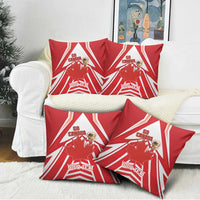 Canada 2026 Soccer Custom Pillow Cover Les Rouges Go Champions