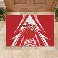 Canada 2026 Soccer Custom Rubber Doormat Les Rouges Go Champions