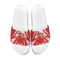 Canada 2026 Soccer Custom Slide Sandals Les Rouges Go Champions