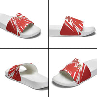 Canada 2026 Soccer Custom Slide Sandals Les Rouges Go Champions