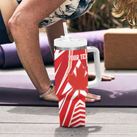 Canada 2026 Soccer Custom Tumbler With Handle Les Rouges Go Champions