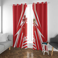 Canada 2026 Soccer Custom Window Curtain Les Rouges Go Champions