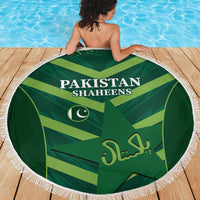Pakistan Cricket Beach Blanket 2024 World Cup Go Shaheens - Wonder Print Shop