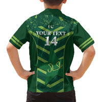 Custom Pakistan Cricket Family Matching Puletasi and Hawaiian Shirt 2024 World Cup Go Shaheens - Wonder Print Shop