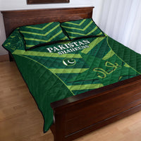 Pakistan Cricket Quilt Bed Set 2024 World Cup Go Shaheens - Wonder Print Shop