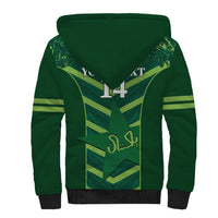 Custom Pakistan Cricket Sherpa Hoodie 2024 World Cup Go Shaheens - Wonder Print Shop