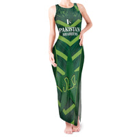 Custom Pakistan Cricket Tank Maxi Dress 2024 World Cup Go Shaheens - Wonder Print Shop