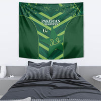 Pakistan Cricket Tapestry 2024 World Cup Go Shaheens - Wonder Print Shop