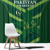 Pakistan Cricket Window Curtain 2024 World Cup Go Shaheens - Wonder Print Shop