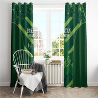 Pakistan Cricket Window Curtain 2024 World Cup Go Shaheens - Wonder Print Shop