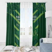 Pakistan Cricket Window Curtain 2024 World Cup Go Shaheens - Wonder Print Shop