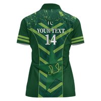 Custom Pakistan Cricket Women Polo Shirt 2024 World Cup Go Shaheens - Wonder Print Shop