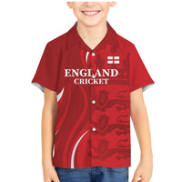 Custom England Cricket Family Matching Mermaid Dress and Hawaiian Shirt 2024 World Cup Go Champions - Wonder Print Shop