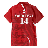 Custom England Cricket Hawaiian Shirt 2024 World Cup Go Champions - Wonder Print Shop