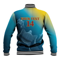 Custom Sri Lanka Cricket Baseball Jacket 2024 World Cup Go The Lions - Wonder Print Shop