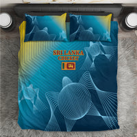 Custom Sri Lanka Cricket Bedding Set 2024 World Cup Go The Lions - Wonder Print Shop