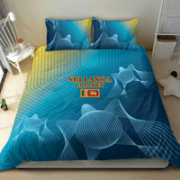 Custom Sri Lanka Cricket Bedding Set 2024 World Cup Go The Lions - Wonder Print Shop
