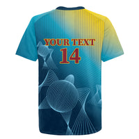Custom Sri Lanka Cricket Rugby Jersey 2024 World Cup Go The Lions - Wonder Print Shop