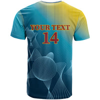 Custom Sri Lanka Cricket T Shirt 2024 World Cup Go The Lions - Wonder Print Shop